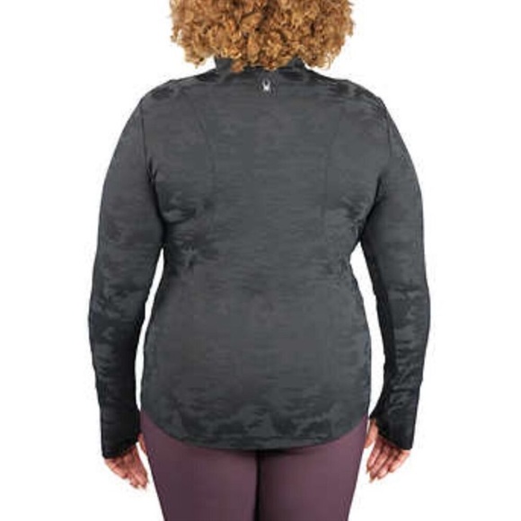 XXL Spyder Active wear 1/4 Zip Top - Picture 4 of 12